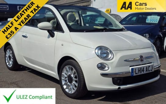 A null FIAT 500C 1.2 Lounge Convertible 2dr Petrol Manual Euro 6 (s/s) (69 bhp) ROAD TAX ONL