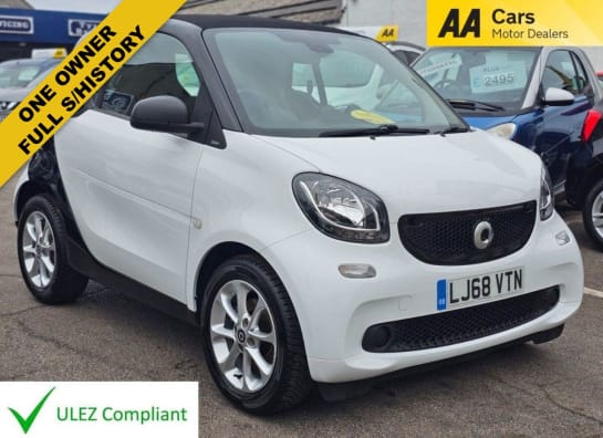 A 2019 SMART FORTWO 1.0 Passion Coupe 2dr Petrol Manual Euro 6 (s/s) (71 ps) FULL SERVICE HISTO