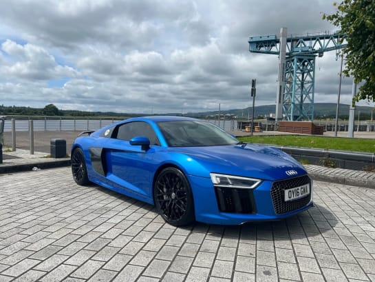 A null AUDI R8 5.2 V10 PLUS QUATTRO 2d 602 BHP Full Service History,ARA Blue Paint