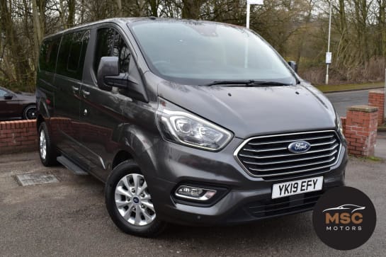 A 2019 FORD TOURNEO CUSTOM 2.0 320 EcoBlue Titanium Minibus Double Cab 5dr Diesel Auto L2 Euro 6 (s/s) (170 ps)