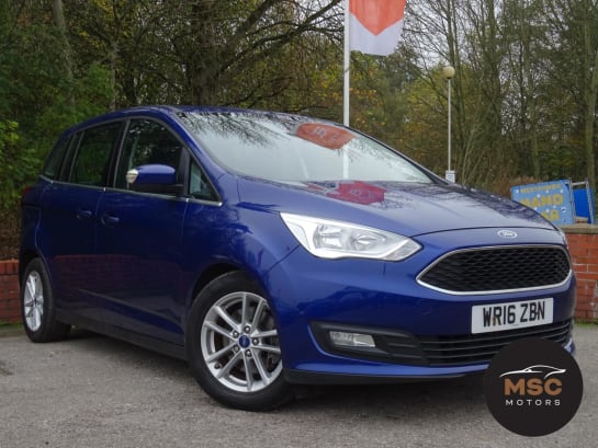 A 2016 FORD GRAND C-MAX 1.0T EcoBoost Zetec MPV 5dr Petrol Manual Euro 6 (s/s) (Nav) (100 ps)