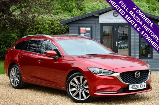 A 2020 MAZDA MAZDA6 2.0 SKYACTIV-G Sport Nav+ Tourer 5dr Petrol Manual Euro 6 (s/s) (165 ps) HE