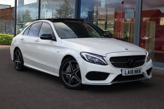 A 2018 MERCEDES C CLASS AMG C 43 4MATIC PREMIUM PLUS