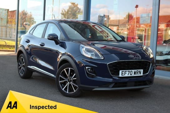 A 2021 FORD PUMA 1.0T EcoBoost MHEV Titanium SUV 5dr Petrol Manual Euro 6 (s/s) (155 ps) 17"
