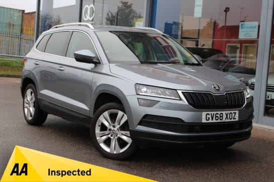 A 2019 SKODA KAROQ 1.5 TSI ACT SE L SUV 5dr Petrol DSG Euro 6 (s/s) (150 ps) LEDS, 18" ALLOYS,