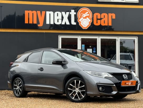 A null HONDA CIVIC 1.6 I-DTEC SPORT NAVI TOURER 5d 118 BHP BLACK CLOTH INTERIOR + 2 KEYS