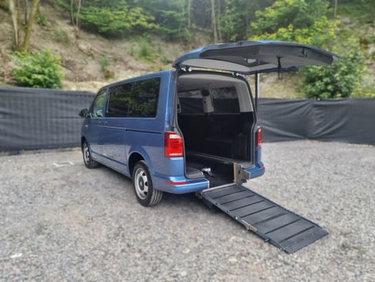 A null VOLKSWAGEN TRANSPORTER Driver Transfer Wheelchair Accessible Disabled Access With Power Ramp