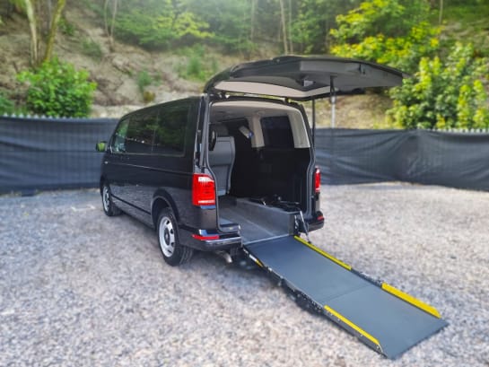 A null VOLKSWAGEN TRANSPORTER Driver Transfer Wheelchair Accessible Disabled Access With Power Ramp