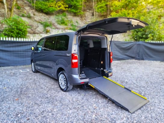 A null PEUGEOT TRAVELLER Passenger Up Front Wheelchair Accessible Disabled Access Vehicle