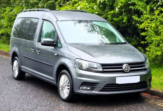 A null VOLKSWAGEN CADDY MAXI LIFE 4 Seat Wheelchair Accessible Disabled Access Ramp Car