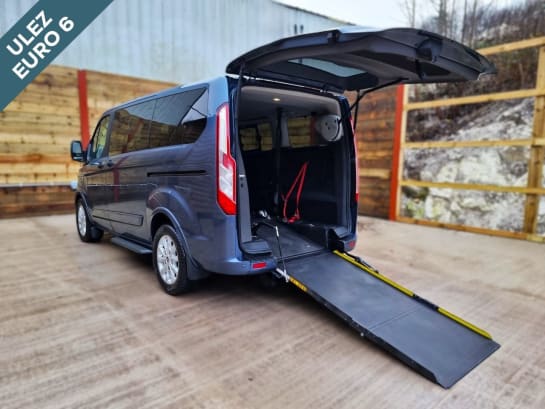 A null FORD TOURNEO CUSTOM 3 Seat Auto Vehicle Accessible Vehicle With Power Ramp and Tailgate