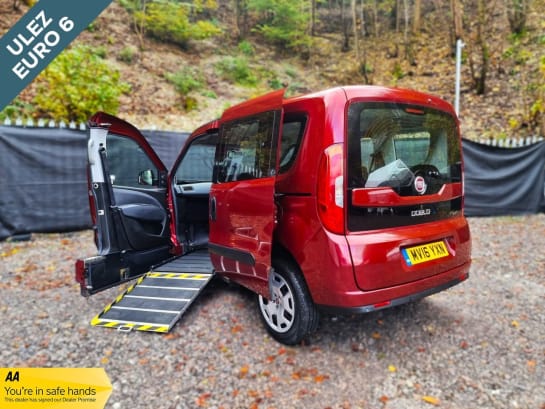 A null FIAT DOBLO Passenger Up Front Wheelchair Accessible Disabled Access Ramp Car