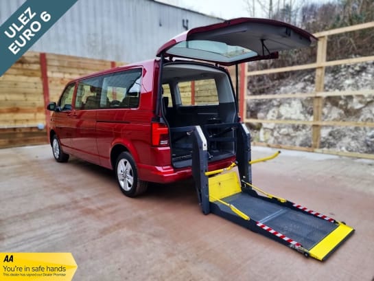 A null VOLKSWAGEN TRANSPORTER 3 Seat L2 LWB Auto Wheelchair Accessible Disabled Access Vehicle WAV