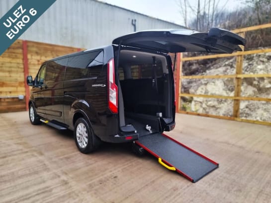 A null FORD TOURNEO CUSTOM L2 LWB 4 Seat Twin Wheelchair Accessible Disabled Access Ramp Vehicle WAV