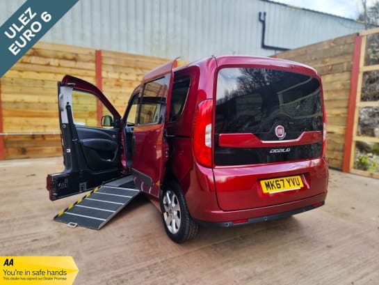 A null FIAT DOBLO Passenger Up Front Wheelchair Accessible Disabled Access Ramp Car