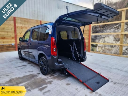A null CITROEN BERLINGO 3 Seat Wheelchair Accessible Disabled Access Vehicle WAV