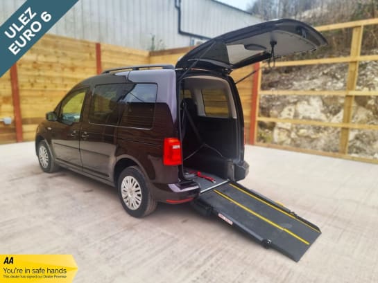 A null VOLKSWAGEN CADDY LIFE 4 Seat Auto Wheelchair Accessible Disabled Access Vehicle WAV