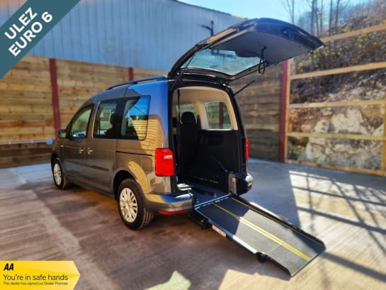 A null VOLKSWAGEN CADDY LIFE 3 Seat Wheelchair Accessible Disabled Access Vehicle WAV