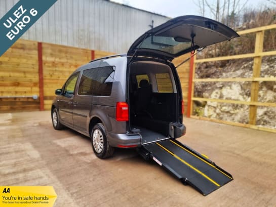 A null VOLKSWAGEN CADDY LIFE 4 Seat Auto Wheelchair Accessible Disabled Access Vehicle WAV