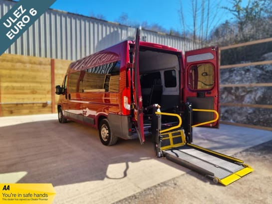 A null PEUGEOT BOXER L3 H2 LWB 7 Seat Wheelchair Accessible Vehicle With Lift WAV