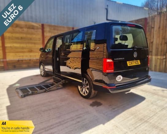 A null VOLKSWAGEN CARAVELLE L2 LWB 6 Seat Wheelchair Accessible Vehicle With Side Lift WAV