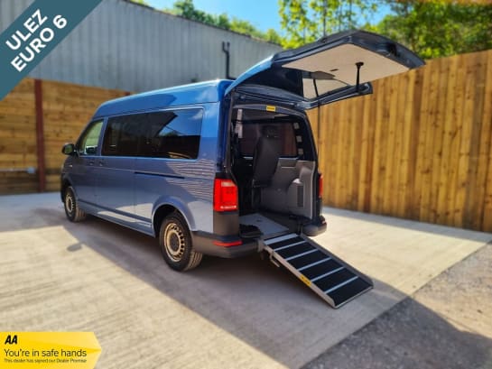 A null VOLKSWAGEN TRANSPORTER 4 Seat Auto Twin Wheelchair Accessible Disabled Access Vehicle WAV