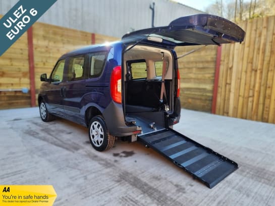 A null FIAT DOBLO 3 Seat Wheelchair Accessible Disabled Access Vehicle WAV