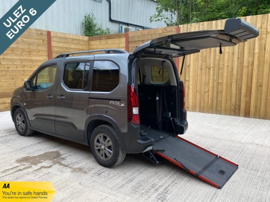A null PEUGEOT RIFTER 3 Seat Wheelchair Accessible Disabled Access Vehicle WAV