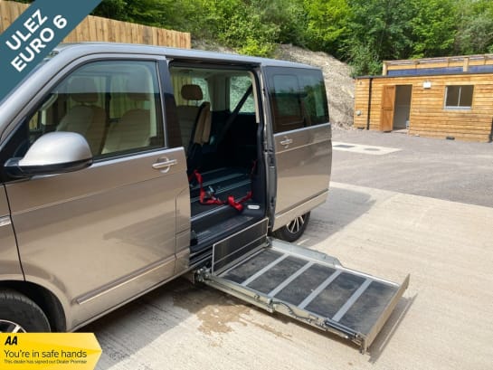 A null VOLKSWAGEN CARAVELLE 3 Seat Side Entry Auto Wheelchair Accessible Disabled Access Vehicle WAV