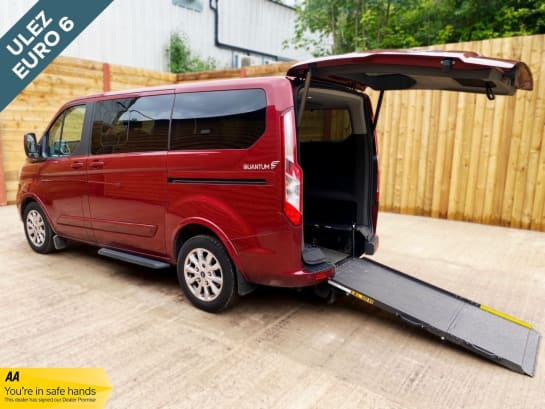 A null FORD TOURNEO CUSTOM 4 Seat Auto Wheelchair Accessible Disabled Access Vehicle WAV