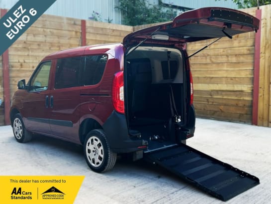 A 2018 FIAT DOBLO 4 Seat Wheelchair Accessible Disabled Access Vehicle WAV