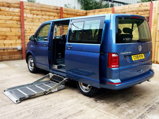 A null VOLKSWAGEN TRANSPORTER Passenger Up Front 5 Seat Auto Wheelchair Accessible Disabled Access Vehicl