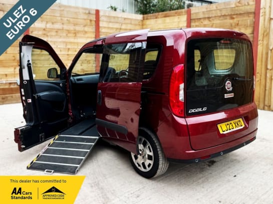 A 2023 FIAT DOBLO Passenger Up Front Wheelchair Accessible Disabled Access Vehicle WAV