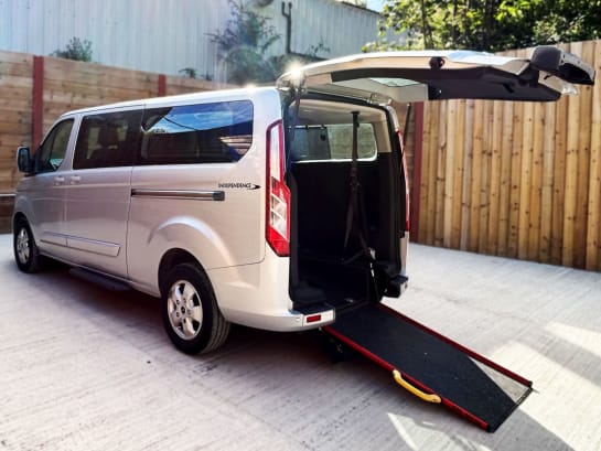 A 2017 FORD TOURNEO CUSTOM L2 LWB Twin Wheelchair Accessible Disabled Access Vehicle WAV