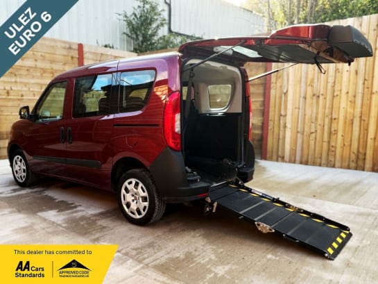 A 2018 FIAT DOBLO 4 Seat Petrol Wheelchair Accessible Disabled Access Vehicle WAV