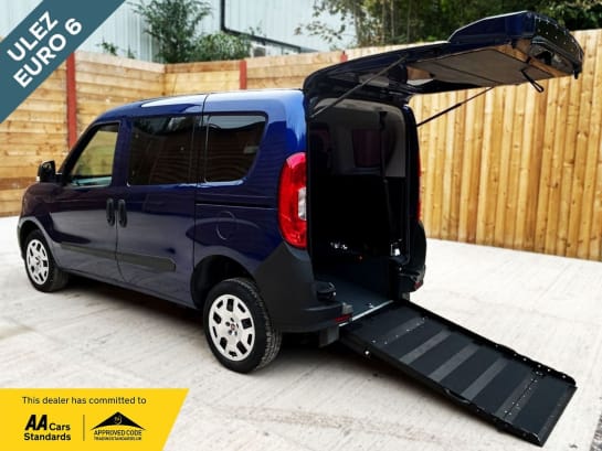A 2018 FIAT DOBLO 4 Seat Wheelchair Accessible Disabled Access Vehicle WAV