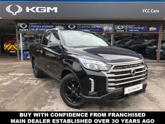 A null KGM MUSSO 2.2D Saracen Plus Pickup Double Cab 4dr Diesel Auto 4WD LWB Euro 6 (202 ps)
