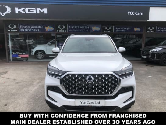 A null KGM REXTON 2.2D K50 SUV 5dr Diesel T-Tronic 4WD Euro 6 (202 ps) BALANCE OF 5 YEAR 100K