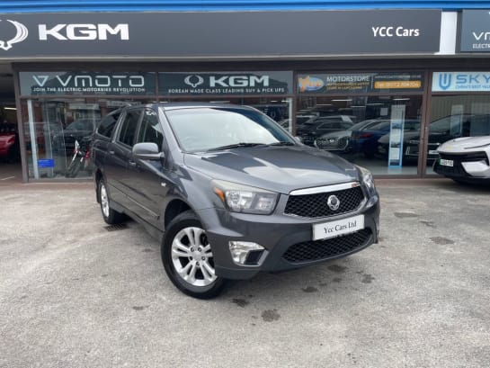 A 2015 SSANGYONG KORANDO SPORTS 2.0D EX Pickup Double Cab 4dr Diesel Auto 4WD Euro 5 (155 ps) 8 STAMP FULL