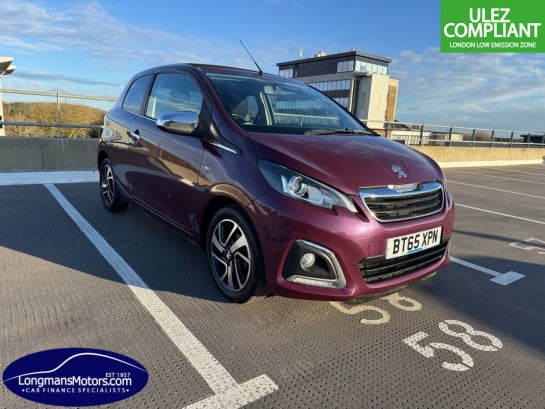 A null PEUGEOT 108 1.2 VTi PureTech Allure Top! 3dr Petrol Manual Euro 5 (82 ps) 1 year mot an