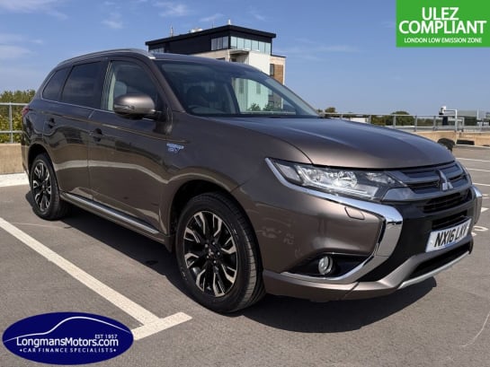 A 2016 MITSUBISHI OUTLANDER 2.0h 12kWh GX4h SUV 5dr Petrol Plug-in Hybrid CVT 4WD Euro 6 (s/s) (200 ps)