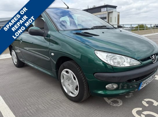 A 2003 PEUGEOT 206 1.4 LX Hatchback 3dr Petrol Manual (electric sunroof) (156 g/km, 75 bhp) lo