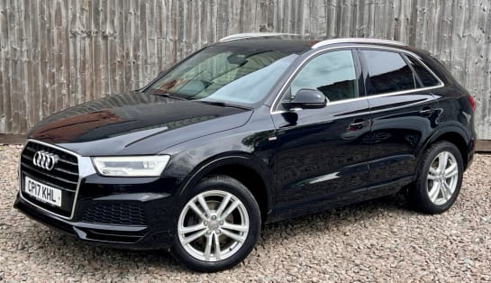 A 2017 AUDI Q3 1.4 TFSI CoD S line Edition SUV 5dr Petrol Manual Euro 6 (s/s) (150 ps)