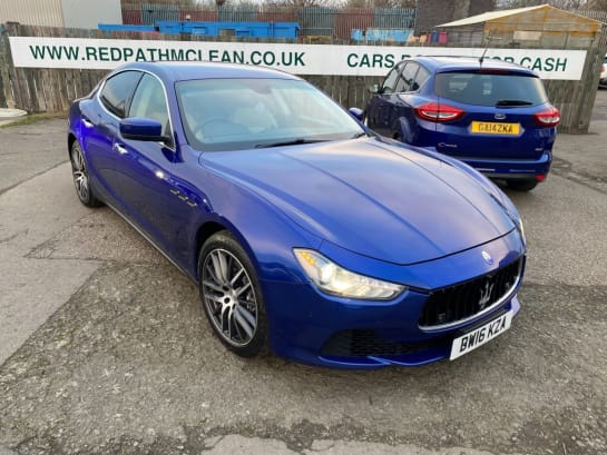 A null MASERATI GHIBLI 3.0D V6 Saloon 4dr Diesel ZF Euro 5 (s/s) (275 ps) PX WELCOME FINANCE MAY B