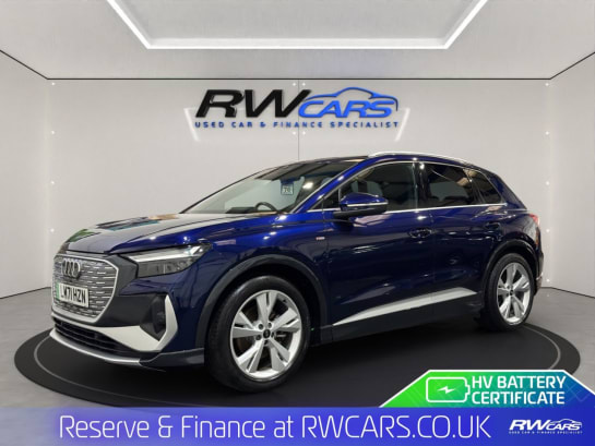 A null AUDI Q4 E-TRON 35 S line SUV 5dr Electric Auto 55kWh (170 ps)