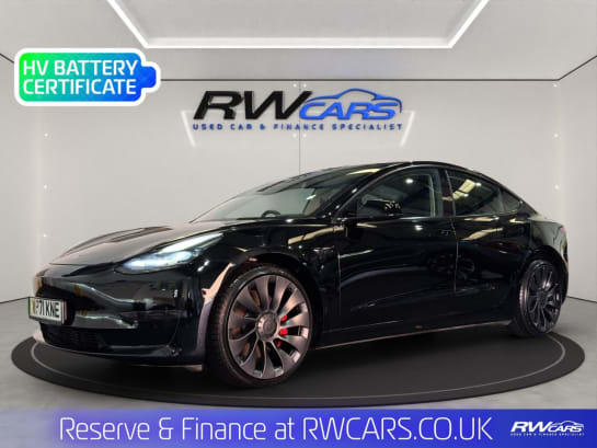 A null TESLA MODEL 3 (Dual Motor) Performance Saloon 4dr Electric Auto 4WDE (Performance Upgrade