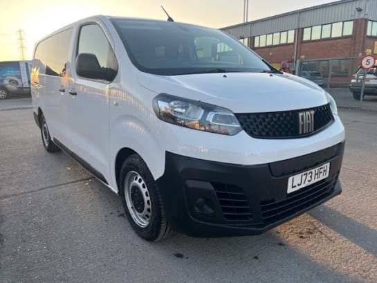 A null FIAT E-SCUDO 75kWh Tecnico Crew Van Double Cab 6dr Electric Auto LWB 7kW Charger (136 ps)