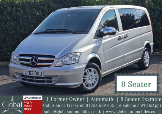 A null MERCEDES-BENZ VITO 113 CDI TRAVELINER 8 SEAT 2.1 5d 136 BHP 1 FORMER OWNER | 8 SEAT | AUTO