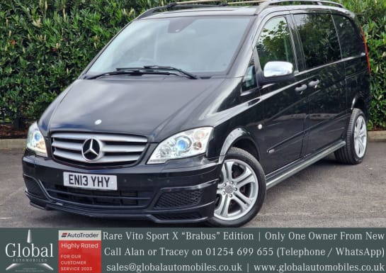 A null MERCEDES-BENZ VITO BRABUS SPORT X 3.0 V6 122 CDI DUALINER 224 BHP 1 OWNER | RARE BRABUS VITO X