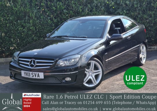 A null MERCEDES-BENZ CLC CLASS CLC 160 SPORT 1.6 BLUEEFFICIENCY 3d 129 BHP RARE 1.6 CLC | ULEZ | MANUAL